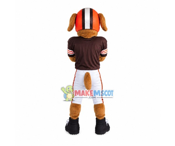 Confident Dog Contestant Mascot Costume Confident Dog Contestant Mascot Costume
