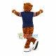Waiting Tiger Player Mascot Costume Waiting Tiger Player Mascot Costume