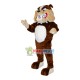 Chained Ferocious Bulldog Mascot Costume Chained Ferocious Bulldog Mascot Costume