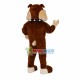 Chained Ferocious Bulldog Mascot Costume Chained Ferocious Bulldog Mascot Costume