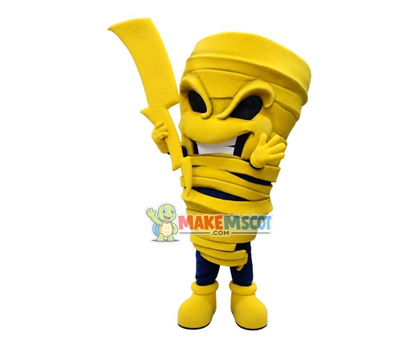Funny Cartoon Bandage Doll Mascot Costume Funny Cartoon Bandage Doll Mascot Costume