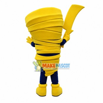 Funny Cartoon Bandage Doll Mascot Costume Funny Cartoon Bandage Doll Mascot Costume