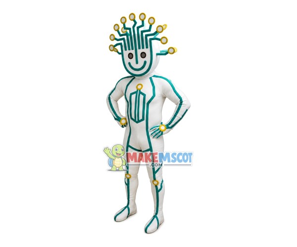 Circuit Doll Full of Switches Mascot Costume Circuit Doll Full of Switches Mascot Costume