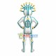 Circuit Doll Full of Switches Mascot Costume