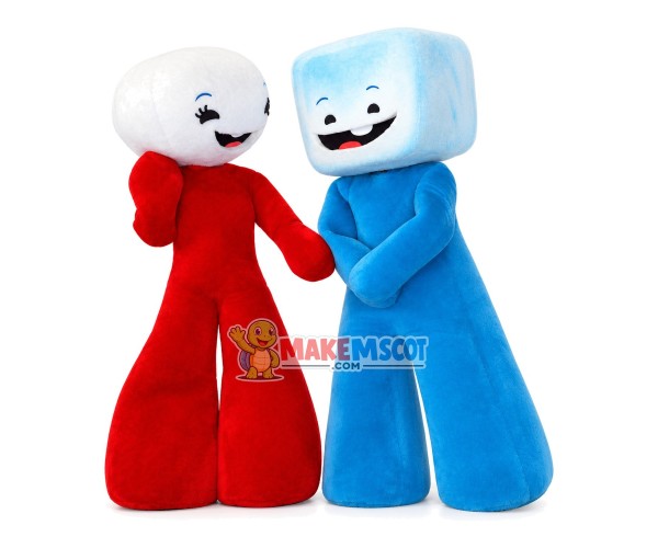 Opening Huge Smiley Doll Mascot Costume Opening Huge Smiley Doll Mascot Costume