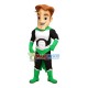 Muscular Superhero In Green Panties Mascot Costume Muscular Superhero In Green Panties Mascot Costume