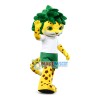 Young Tiger Player With Green Hair Mascot Costume