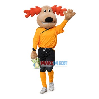 Interactive Moose Player Mascot Costume Interactive Moose Player Mascot Costume
