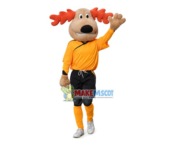 Interactive Moose Player Mascot Costume Interactive Moose Player Mascot Costume