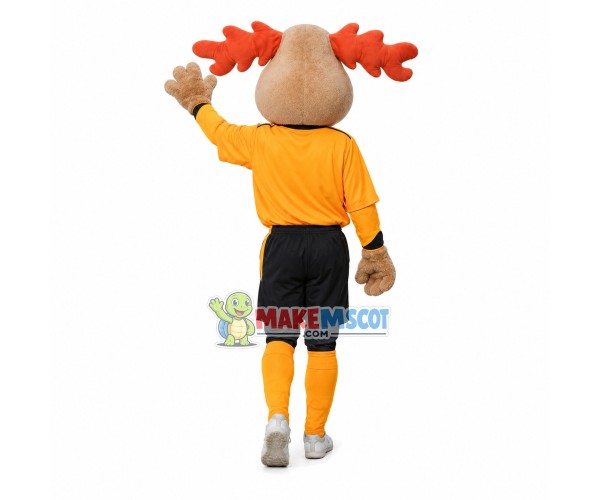 Interactive Moose Player Mascot Costume Interactive Moose Player Mascot Costume