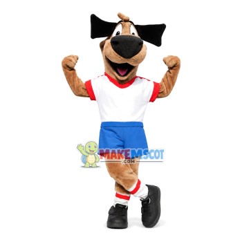Halftime Big Nose Dog Mascot Costume