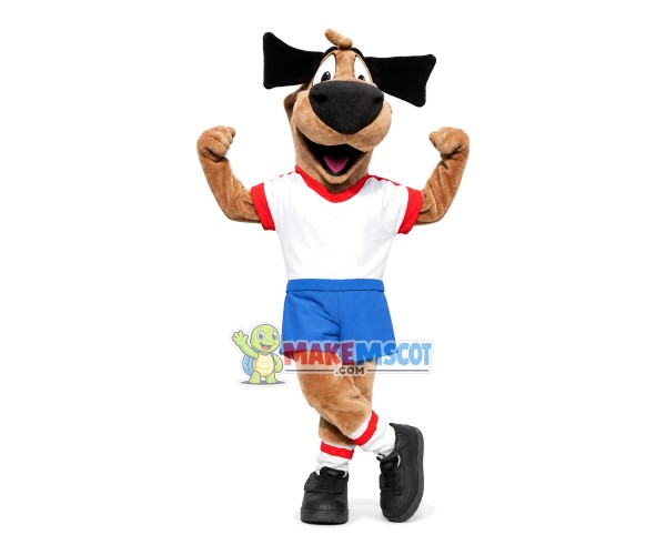 Halftime Big Nose Dog Mascot Costume Halftime Big Nose Dog Mascot Costume