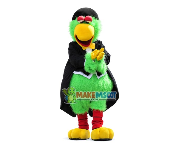 Performance Guest Furry Parrot Mascot Costume