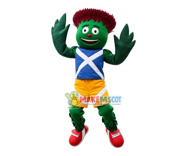 Bouncing Green Plant Doll Mascot Costume Bouncing Green Plant Doll Mascot Costume