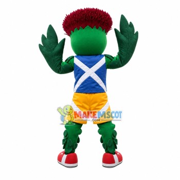 Bouncing Green Plant Doll Mascot Costume Bouncing Green Plant Doll Mascot Costume