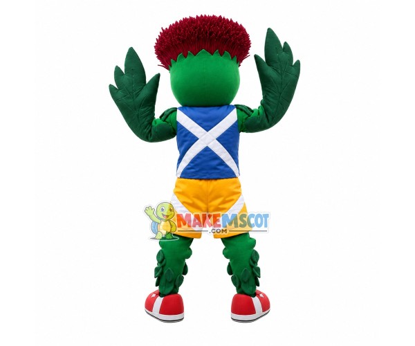 Bouncing Green Plant Doll Mascot Costume Bouncing Green Plant Doll Mascot Costume