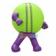 Swollen Green Ball Cartoon Mascot Costume Swollen Green Ball Cartoon Mascot Costume