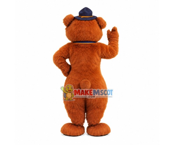 Ordering Commander Bear Mascot Costume Ordering Commander Bear Mascot Costume