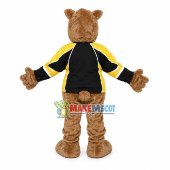 Bear In The Team Uniform Mascot Costume Bear In The Team Uniform Mascot Costume