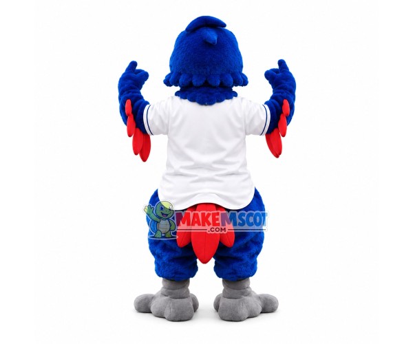 Inspiring Blue Eyed Falcon Mascot Costume Inspiring Blue Eyed Falcon Mascot Costume