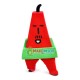 Red Tower Building Block Mascot Costume Red Tower Building Block Mascot Costume