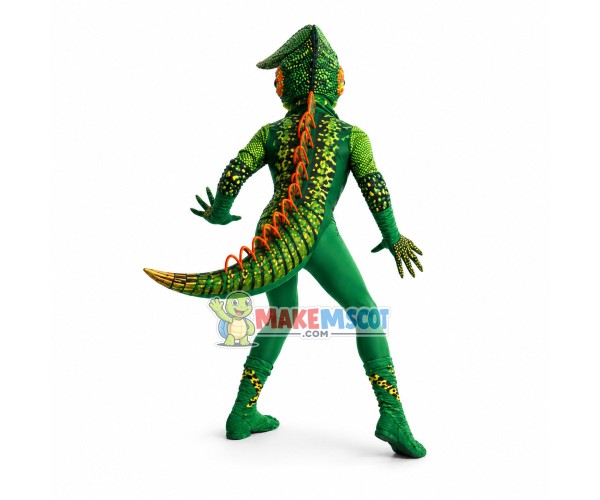 Agile Green Lizardman Mascot Costume Agile Green Lizardman Mascot Costume