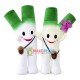 Adult Cartoon Green Onion Mascot Costume Adult Cartoon Green Onion Mascot Costume