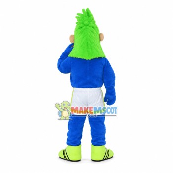 Green-haired Orangutan In a Daze Mascot Costume