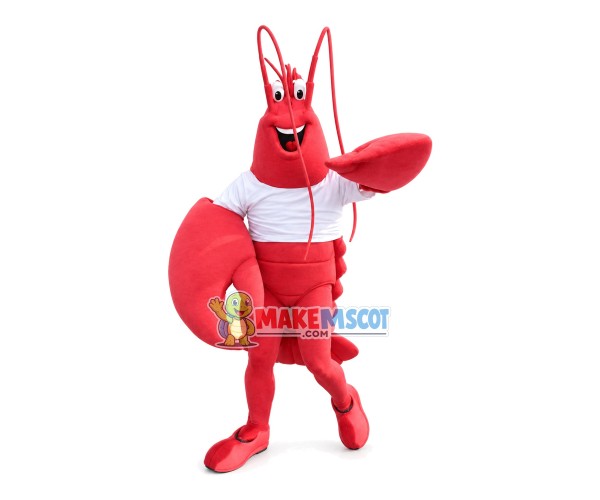 Cheering Lobster of Celebration Team Mascot Costume Cheering Lobster of Celebration Team Mascot Costume