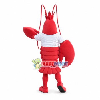 Cheering Lobster of Celebration Team Mascot Costume Cheering Lobster of Celebration Team Mascot Costume