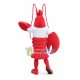 Cheering Lobster of Celebration Team Mascot Costume Cheering Lobster of Celebration Team Mascot Costume