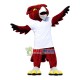 Deployed Silver-billed Eagle Sport Mascot Costume Deployed Silver-billed Eagle Sport Mascot Costume