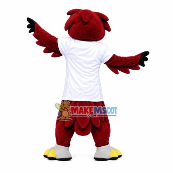 Deployed Silver-billed Eagle Sport Mascot Costume Deployed Silver-billed Eagle Sport Mascot Costume