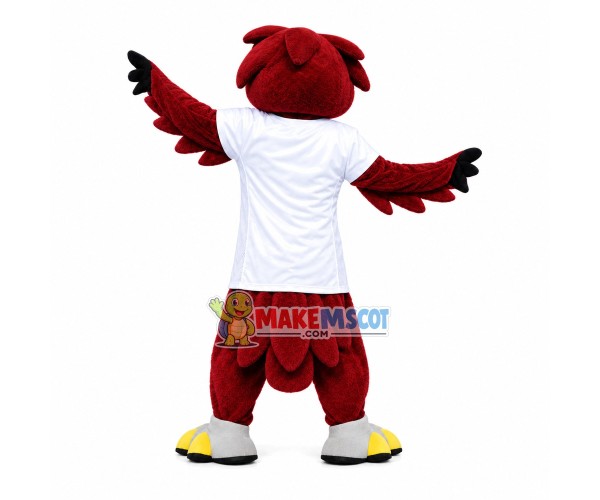 Deployed Silver-billed Eagle Sport Mascot Costume Deployed Silver-billed Eagle Sport Mascot Costume