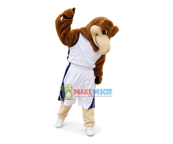 Motivating Plush Falcon Mascot Costume Motivating Plush Falcon Mascot Costume