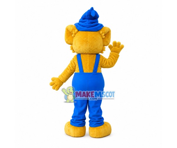 Kind Guiding Bear of The Pool Mascot Costume Kind Guiding Bear of The Pool Mascot Costume