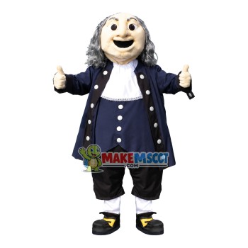 Justice Silver-haired Judge Mascot Costume Justice Silver-haired Judge Mascot Costume