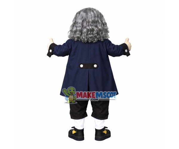 Justice Silver-haired Judge Mascot Costume Justice Silver-haired Judge Mascot Costume