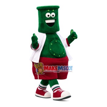 Baseball Player Cartoon Green Robot Mascot Costume Baseball Player Cartoon Green Robot Mascot Costume