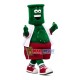 Baseball Player Cartoon Green Robot Mascot Costume Baseball Player Cartoon Green Robot Mascot Costume