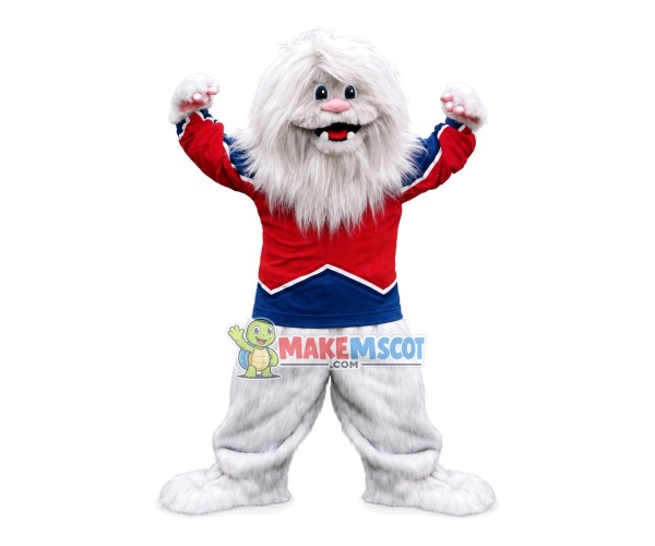 Furry Ape With Sparse Teeth Mascot Costume Furry Ape With Sparse Teeth Mascot Costume