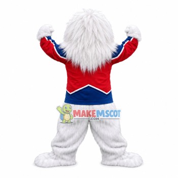 Furry Ape With Sparse Teeth Mascot Costume Furry Ape With Sparse Teeth Mascot Costume