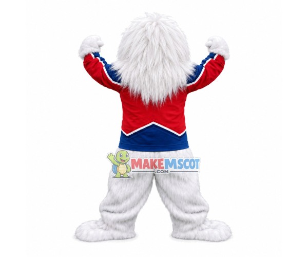 Furry Ape With Sparse Teeth Mascot Costume Furry Ape With Sparse Teeth Mascot Costume