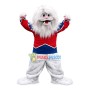 Furry Ape With Sparse Teeth Mascot Costume