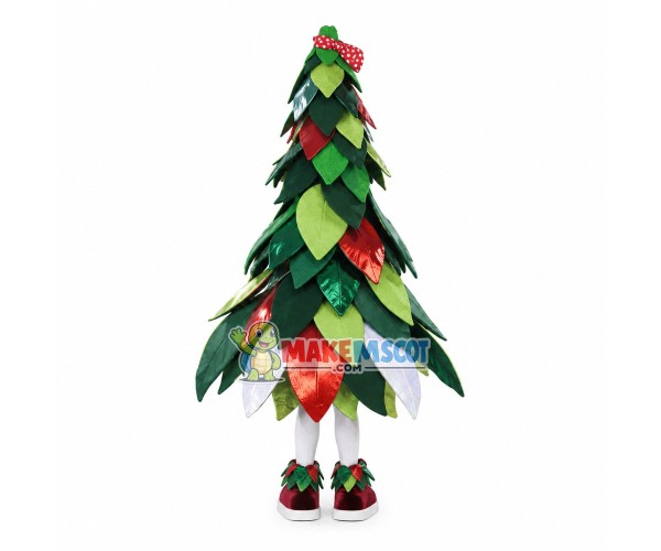 Interesting Cartoon Leafy Pine Tree Mascot Costume