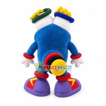 Bigfoot Blue Circle Doll Cartoon Mascot Costume Bigfoot Blue Circle Doll Cartoon Mascot Costume