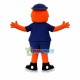 Lively Orange Doll With Sneakers Mascot Costume Lively Orange Doll With Sneakers Mascot Costume