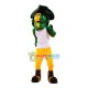 Strong Man With Half Yellow Face Mascot Costume Strong Man With Half Yellow Face Mascot Costume