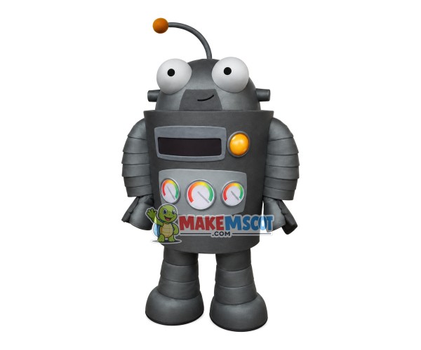 Voltage Robot With Display Mascot Costume Voltage Robot With Display Mascot Costume