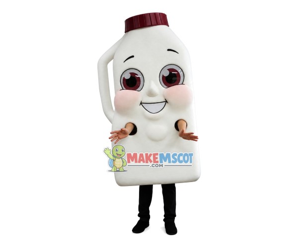 Large-capacity White Milk Bucket Mascot Costume Large-capacity White Milk Bucket Mascot Costume